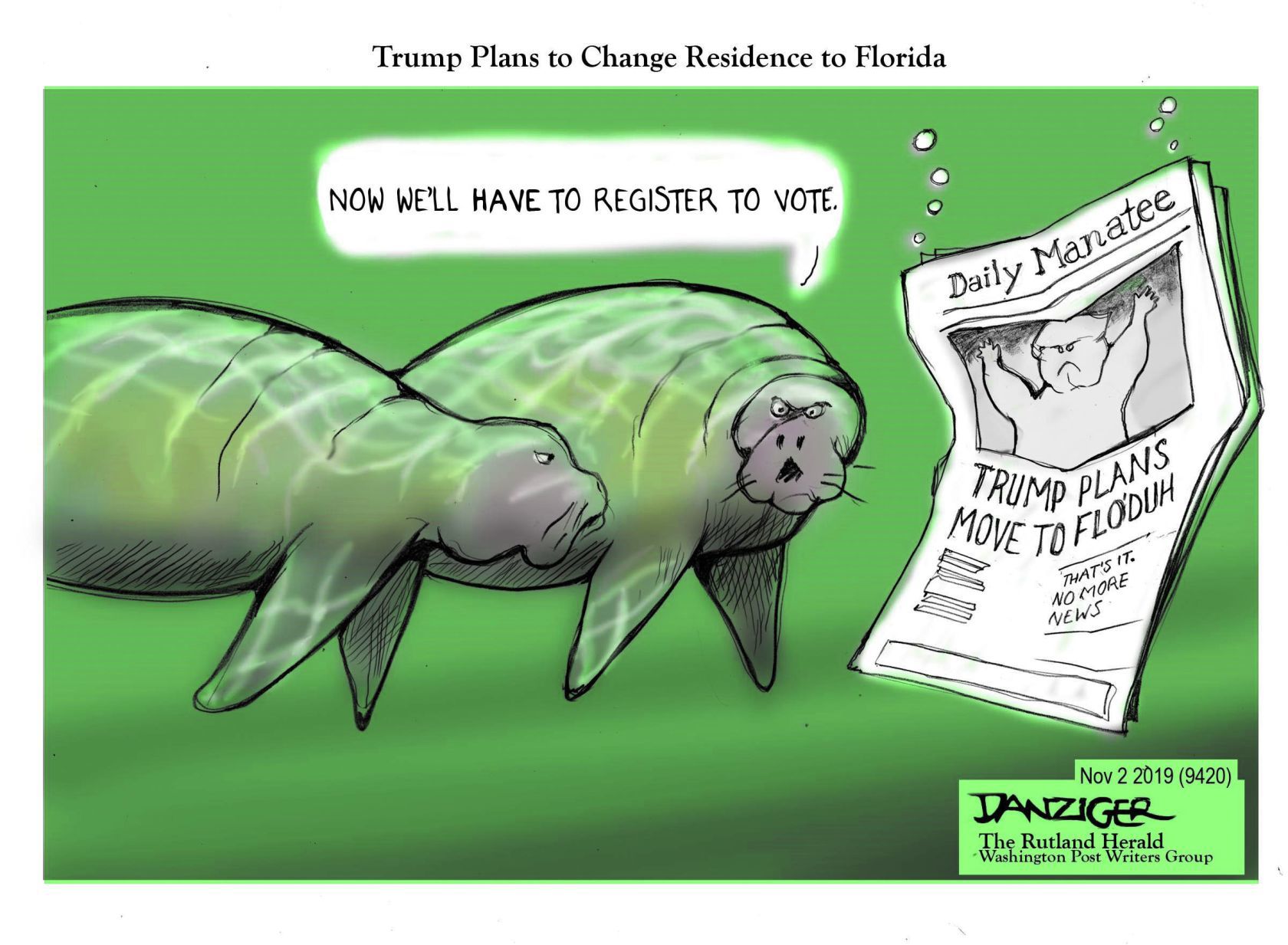 Jeff Danziger cartoon